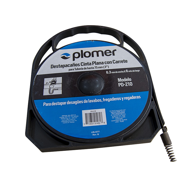 DESTAPA CAÑOS 6MTS PD-210 PLOMER