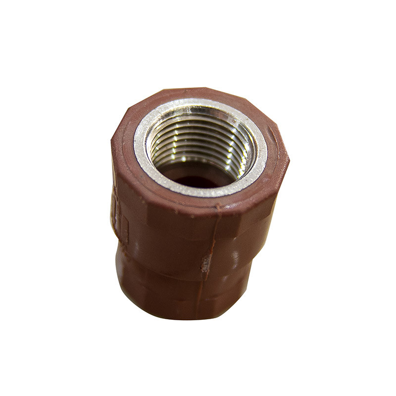 UNION SENCILLA ROJO 1/2 C/ INSERTO METAL