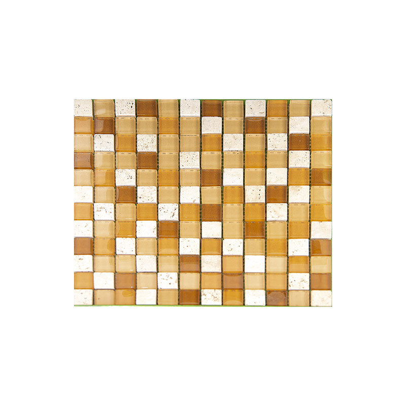 MOSAICO DE CRISTAL BSH25 MARRON