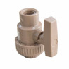 LLAVE DE PASO 1/2 C/UNION DOBLE MARRON
