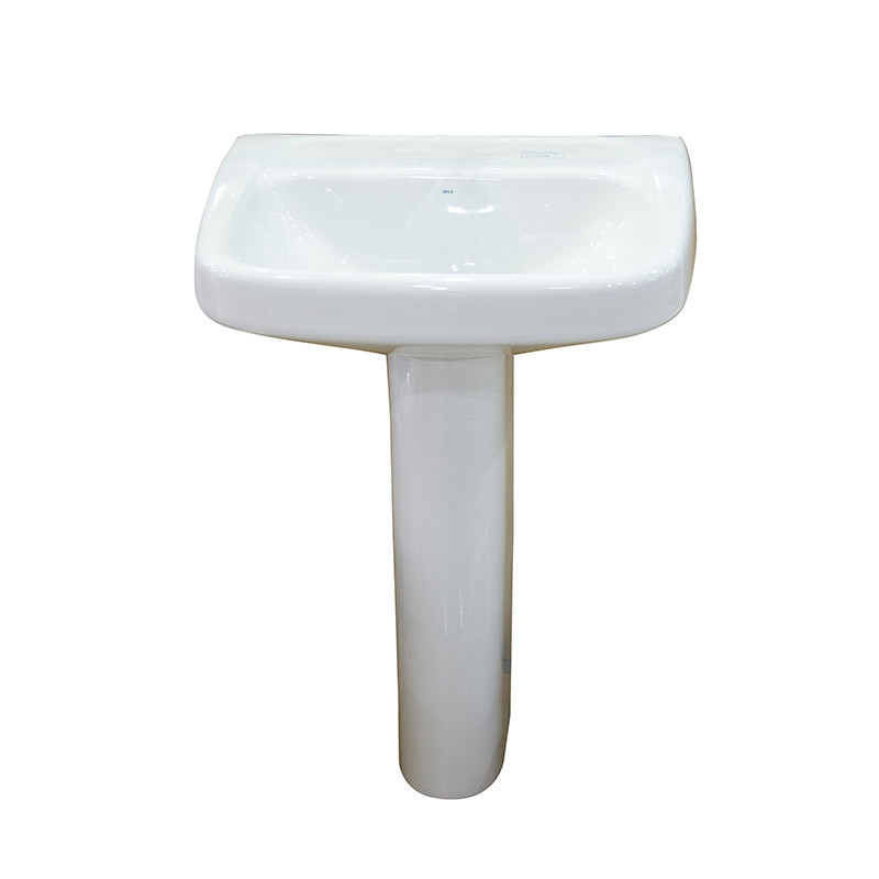 LAVATORIO C/PEDESTAL DECA VOGUE PLUS BLANCO