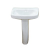 LAVATORIO C/PEDESTAL DECA VOGUE PLUS BLANCO