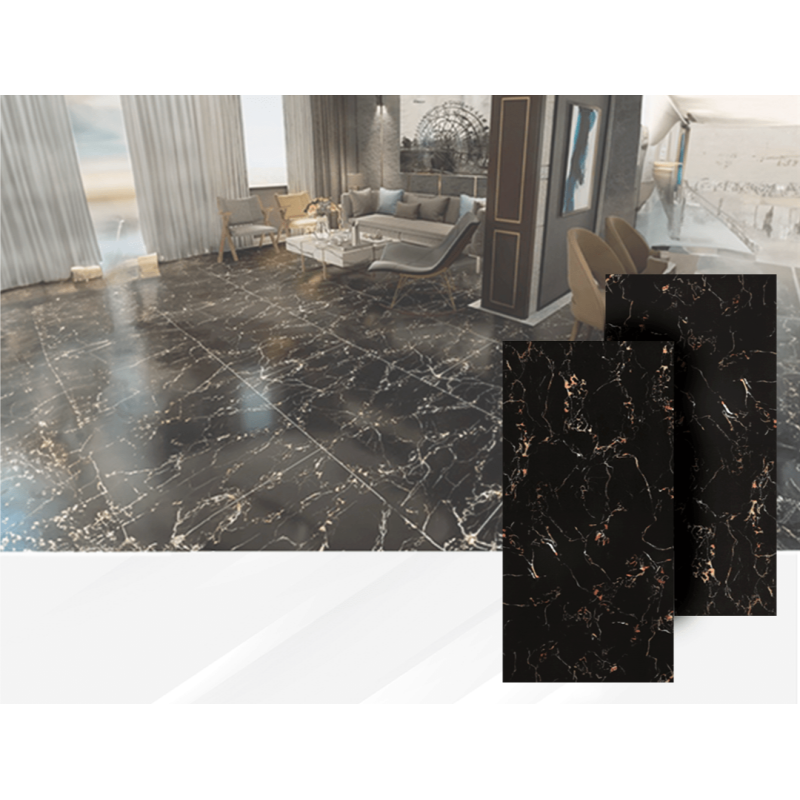 PORCELANATO NEGRO ONIX ''A'' (1,44MTS) 60X120