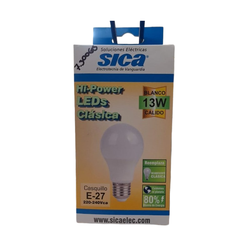 LAMP. LED BULD 13W E27 3000K SICA