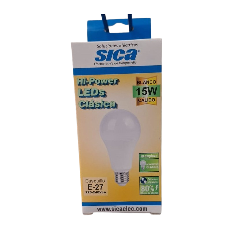 LAMP. LED BULD 15W E27 3000K SICA