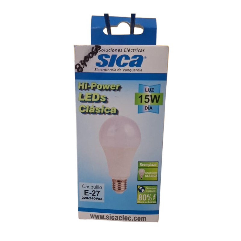 LAMP. LED BULD 15W E27 6500K SICA