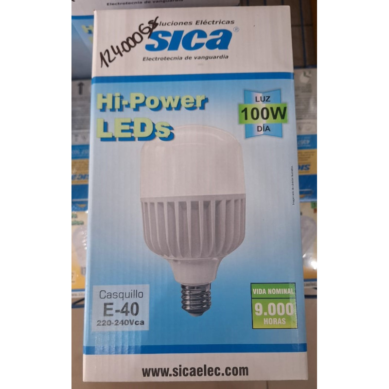 LAMP. LED BULD ALTA POTENCIA 100W E27 6500K SICA