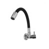 CANILLA FLEX NEGRA P/ PARED 4013 VANN