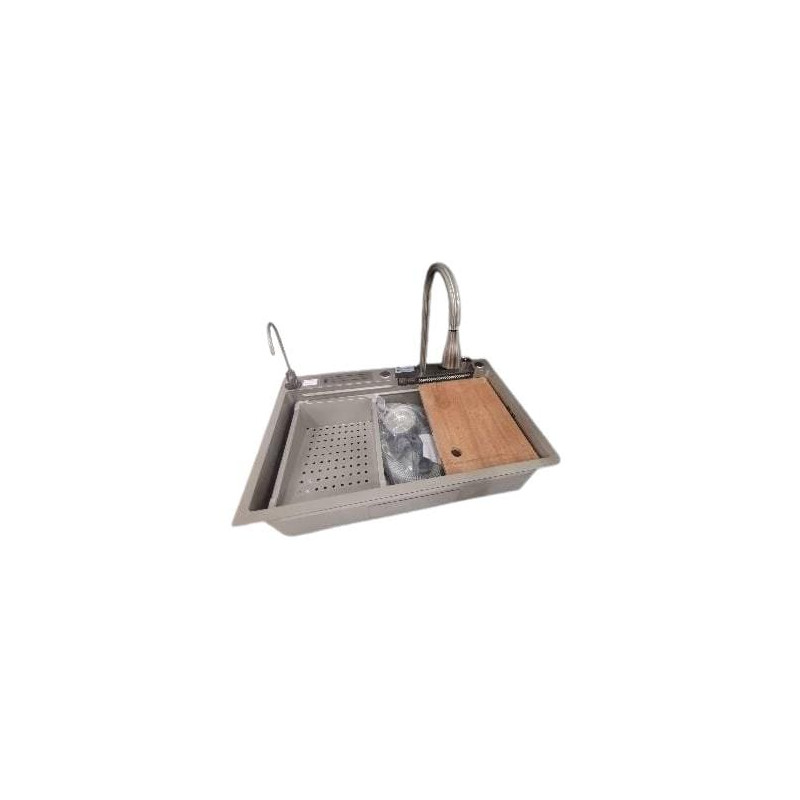 BACHA P/ COCINA GRIS KANON 7546C 750X460