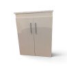 MUEBLE DE BAÑO ESTÁNDAR CON MESADA DE MARMOL CREMA
