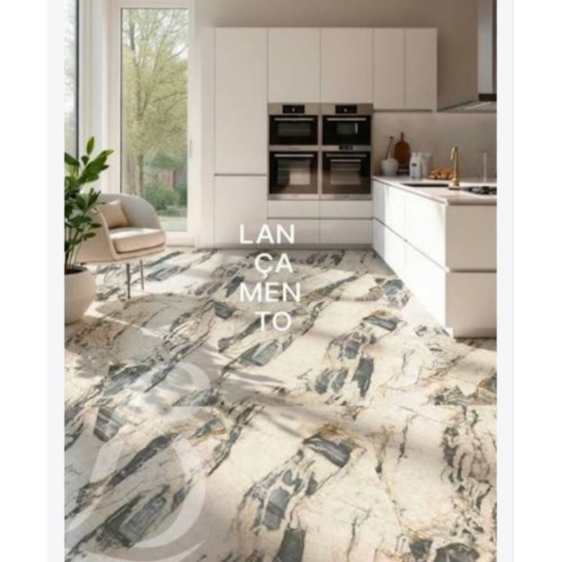 PORCELANATO BELLE MIRAGGIO BLUE "A" (3,05mts) 63x121