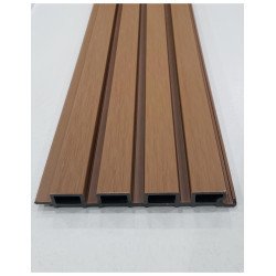 PERFIL RIPADO PVC MARRÓN (2,70X0,25CM)