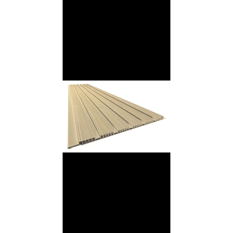 PERFIL RIPADO PVC BEIGE (2,70X0,25CM)  2281
