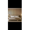 PERFIL RIPADO PVC BEIGE (2,70X0,25CM)  2281