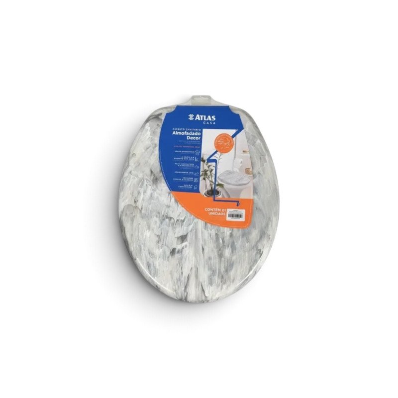 TAPA INODORO MÁRMOL BLANCO-ATLAS