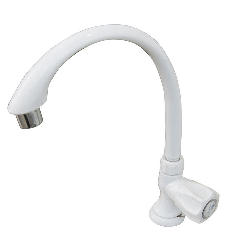 CANILLA MOVIL BC PLAST POMO MESADA BLANCO 13421