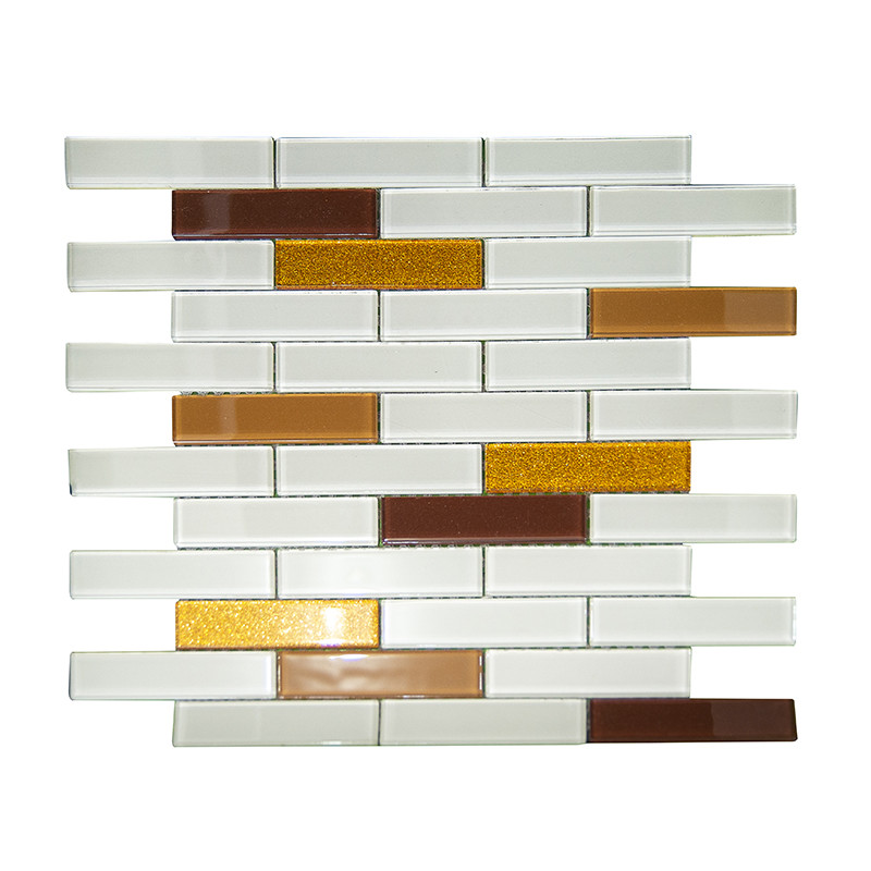 MOSAICO DE VIDRIO SF-12048 CREMA 30X30