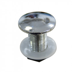 CUBRE AGUJERO METAL CROMADO